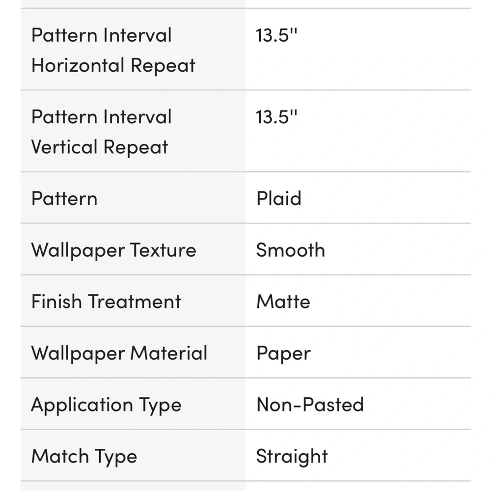 One roll of Schumacher Willa Check Large wallpaper in gray.